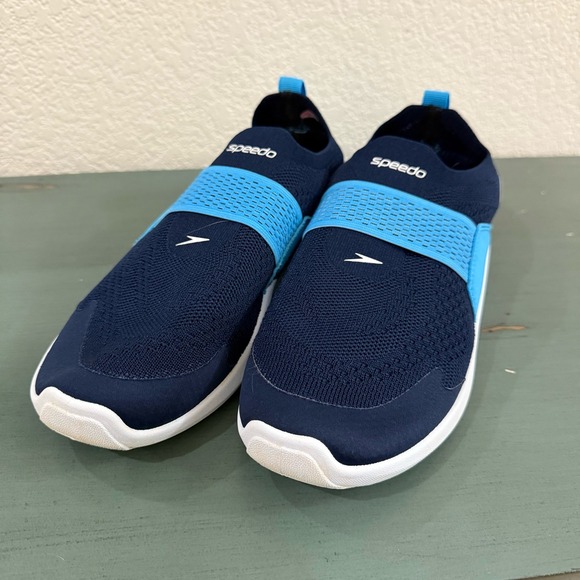 Speedo Surfwalker Pro Water Shoes Size 7 Womens Blue Swim Beach Slip On - Picture 1 of 8
